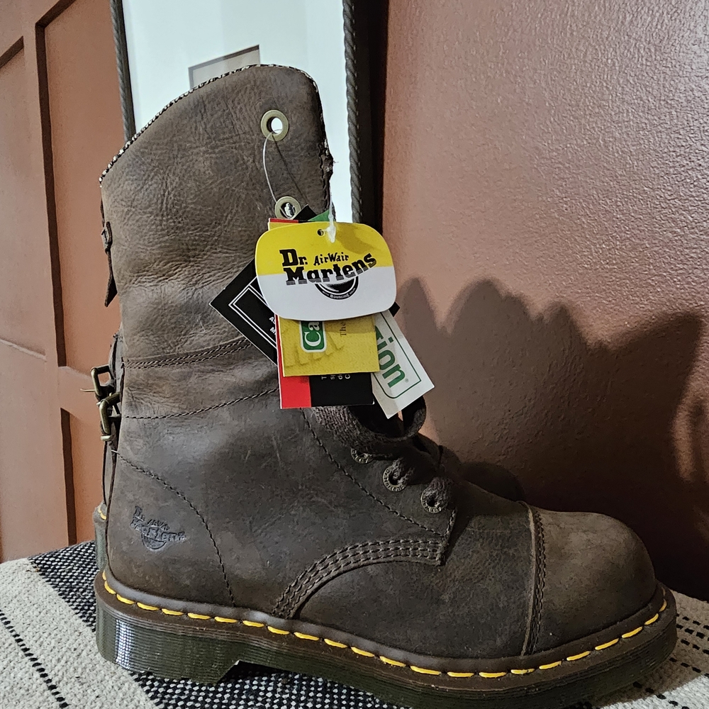 Dr. Martens Dark Brown Combat Boots
